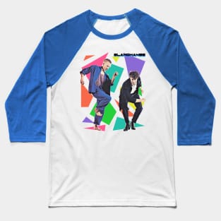 Retro 80s Synth Pop Blancmange Tribute Baseball T-Shirt